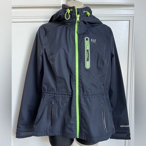 Abercrombie and Fitch Dark Blue Light Tech Jacket. Size Large.